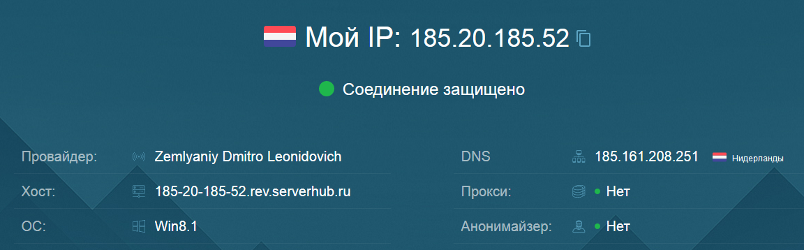 whoer чекер IP DNS