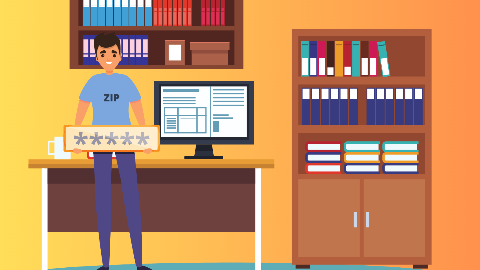 How to secure a ZIP fle with a password on Windows 10 and 11